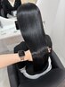 【Aki指名限定】柔らか透明感カラー＋カット＋高補修髪質改善TR ￥15000