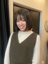 アンヘアー 元町三宮(UNHAIR)&nbsp;透明感たっぷりオリーブベージュ♪
