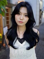 ローレンアンドパレード 並木坂店(Lauren&Parade)&nbsp;韓国ヘア ヨシンモリ くびれヘア 暗髪 顔周りカット 艶髪 20代