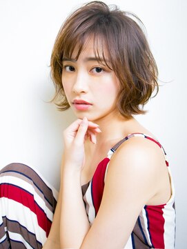 アンルポン 天満橋(un le pont) 【un le pont天満橋】大人かわいい☆ふんわり小顔ショートボブ