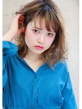 ヘアーアンドメイク シーク 吉祥寺(HAIR&MAKE SeeK) 【seek吉祥寺】『グラデーショングレー』×『ほつれミディ』