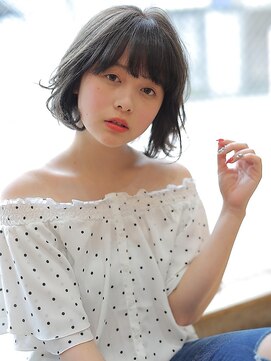 アグ ヘアー ミーサ 赤塚店(Agu hair mysa) 柔らかに揺れるクラシカルとろみショートボブ