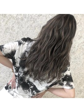 ノア ヘアデザイン 町田店(noa Hair Design) バレイヤージュ×シルバーベージュ