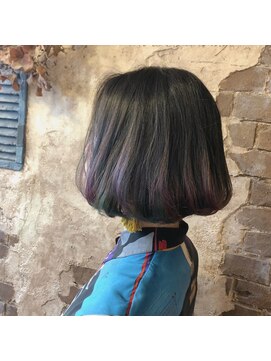 マギーヘア(magiy hair) [magiy hair yumoto]渋ユニコーンカラー