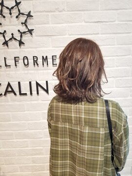 ビューティー エールフォルム 浜松有玉店(BEAUTY YELLFORME) 外ハネ切りっぱなしボブ