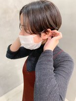 テトヘアー(teto hair)&nbsp;ハンサムショート、前下がりショート、ハイライト、グレージュ