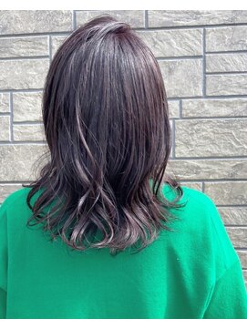フィオーレ ヘアデザイン(FIORE hair design) ハイライト バイオレット ラベンダー