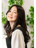ゆるふわロング×ヌードベージュ【#髪質改善#ヘアケア】