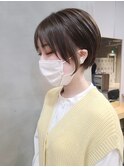 丸みショート/インナーカラー/イルミナカラー/前髪あり[調布]