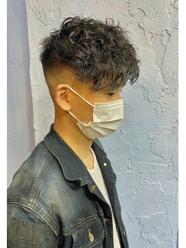 ヘアサロン ラムー 上石神井(ramuuu.) フェードメンズスパイラルパーマ