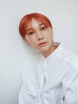 チェリッシュ 亀有(CHERISH) ナチュラルモードなオレンジショート