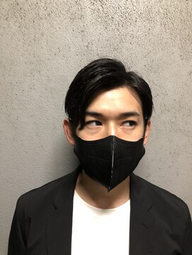 ヒロギンザ 浜松町店(HIRO GINZA) 前下がりセンターパート<ヒロ銀座/浜松町/メンズ/理容室>