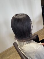 エヌプラス(N+)&nbsp;くびれヘアアプリコットオレンジ夏ハイライトカラー