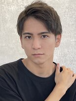 フイ 代々木(Hui) アップバング/メンズツーブロックマッシュ/束感ショート波巻き