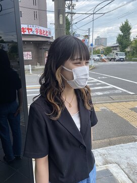 パウダーヘアー ルミニティ(powder hair luminity) ｢夏休みぐらいイヤリングカラーさせてーーー！｣◎20代30代