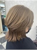 大人かっこいい外ハネスタイル