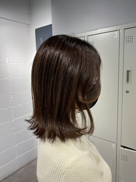 シェル 吉祥寺(shell) グレージュカラー/ボブウルフ/黒髪/ココアベージュ