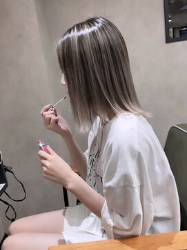 サニー 渋谷(SUNNY) バレイヤージュ、ハイライト、グレージュ、ショコラアッシュ