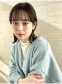 ロブ・切りっぱなしボブ・イルミナカラー・銀座日比谷有楽町30代