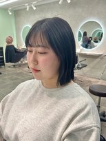 ジーニー 千葉(GENiE)&nbsp;韓国/ボブ/タッセルボブ/顔周りカット/千葉駅【白井愛海】