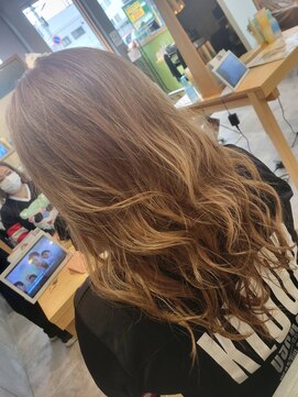 エヌアンドエー 草加店(N&A) うる艶ウェーブ×髪質改善ケア#5 ゆるふわエアリーカール