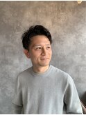 シンプル大人ショートパーマ