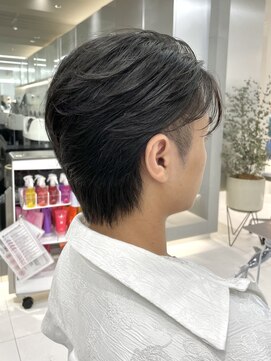 アールプラスヘアサロン(ar+ hair salon) かき上げメンズショート
