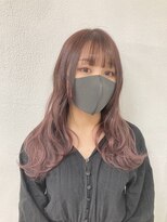 ヘアー アレス(hair ales)&nbsp;グラデーションピンク　ピンクカラー　グラデーションカラー