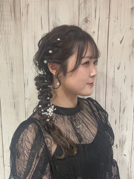 ジェイエルビー(JLB) 【JLB.MOE】編みおろしサイドテール