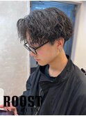 センターパートツイスパ