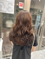 ヘアーワークス ボナ ウニクス店(HAIR WORKS bona)&nbsp;朝の時短にケアパーマ×夏のケアカラー 髪質改善トリートメント