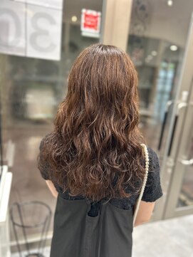 ヘアーワークス ボナ ウニクス店(HAIR WORKS bona) 朝の時短にケアパーマ×夏のケアカラー 髪質改善トリートメント