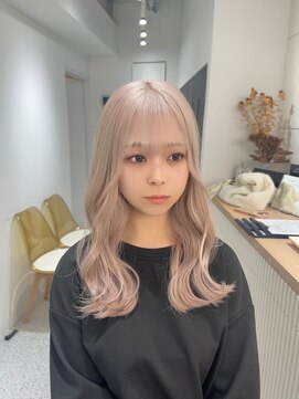 ペレ 渋谷(PELE) 前髪/アンブレラカラー/こなれミディ/イメチェン/ウェーブパーマ