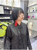 韓国風《ブラック》ハイトーン/ケアブリーチ/ダブルカラー