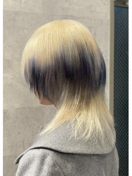 レブ 心斎橋(REV.) 前髪/アンブレラカラー/こなれミディ/イメチェン/ウェーブパーマ