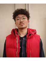 ブルートマト(BLUE TOMATO)&nbsp;メンズカット学割U24メンズパーマスパイラルパーマ（masaki)