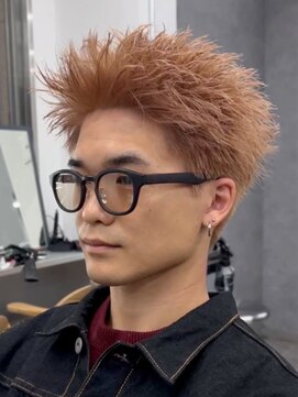 エルマーク 梅田(L-MARK) スパイキーショートザクザクショートアップバングツーブロック