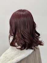 ソソ(soso)&nbsp;【カンナ/横浜/ブリーチ】ブリーチ無し　ボルドーカラー