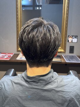 ビーダンディー(Bee dandy) ビジネスツーブロックショート サイドパート アップバング