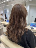 春夏カラー　柔らかミルクティーベージュ