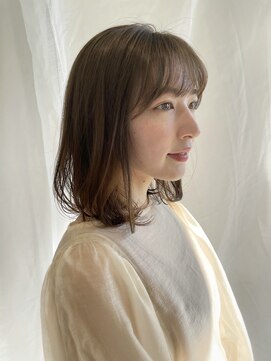 エアー 青山(AIR) ミディアムホブ/シースルーバング