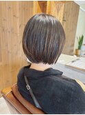 大人美人くびれヘア艶感結べるボブうる艶髪レイヤーカット