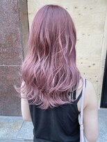スイヘアデザイン 久留米(suii.. hair design) ペールピンク/ケアブリーチ/NOBU