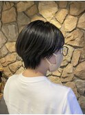 船橋/くすみベージュ/細めハイライト