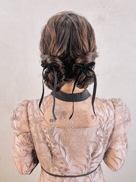 アイティーバイアルバム 下北沢店(IT by ALBUM) ミルクティーオリーブベージュおくれ毛_ba540552