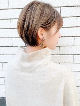 ロンド シャルム 吉祥寺(Lond charme) くびれヘア/アプリコットオレンジ/韓国/ボブ/レイヤー/吉祥寺