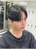 毛流れセンターパート/シースルバング/韓国メンズヘア/20代30代