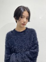 エアー 青山(AIR)&nbsp;前髪あり耳掛け丸みボブコンパクトショート20代30代40代50代