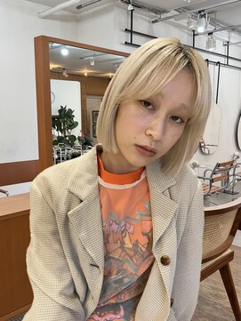 ヴィジョン(VISION) ブロンド/ボブ/切りっぱなしボブ/ハイトーンボブ/ブリーチ