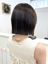 ニコ(Nico)&nbsp;【Nico】佐藤有華／切りっぱなし／結べるぷつっとボブ／髪質改善